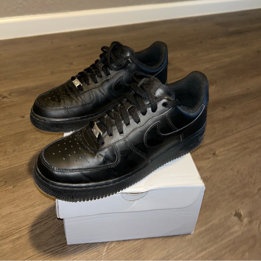 Nike Black Sneakers Air Force 1 Monochrome